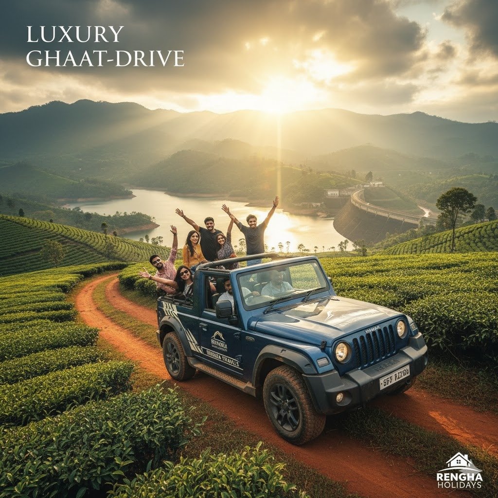 1 Night / 2 Days Theni – Periyakulam – Kumbakarai – Sothuparai Tour Package Mahindra Thar ROXX 