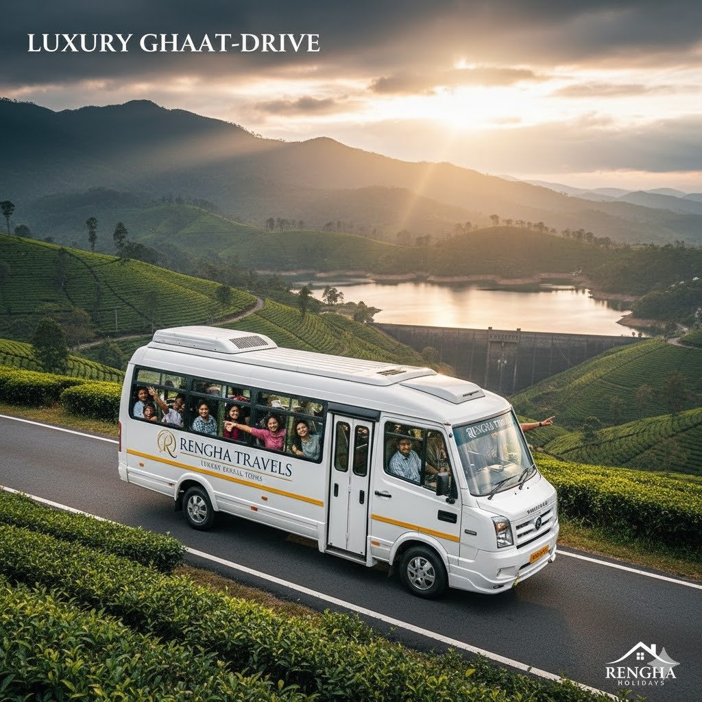 Theni to Munnar & Hill Circuit - In-Depth 3 Nights / 4 Days 10+1 CARAVAN Package