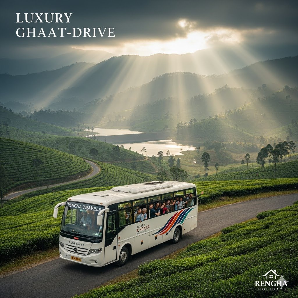 53 Seater Bus???? 2 Nights / 3 Days Theni – Vagamon – Theni Tour Package
