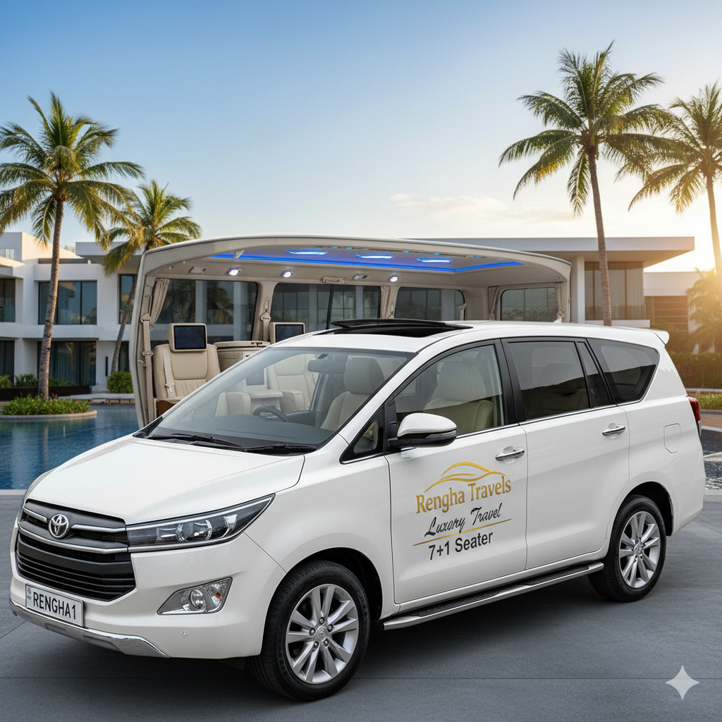 Theni to Vagamon – Thekkady – Theni Tour Package (2 Nights / 3 Days) 7+1 Innova Crysta Luxury Vehicle