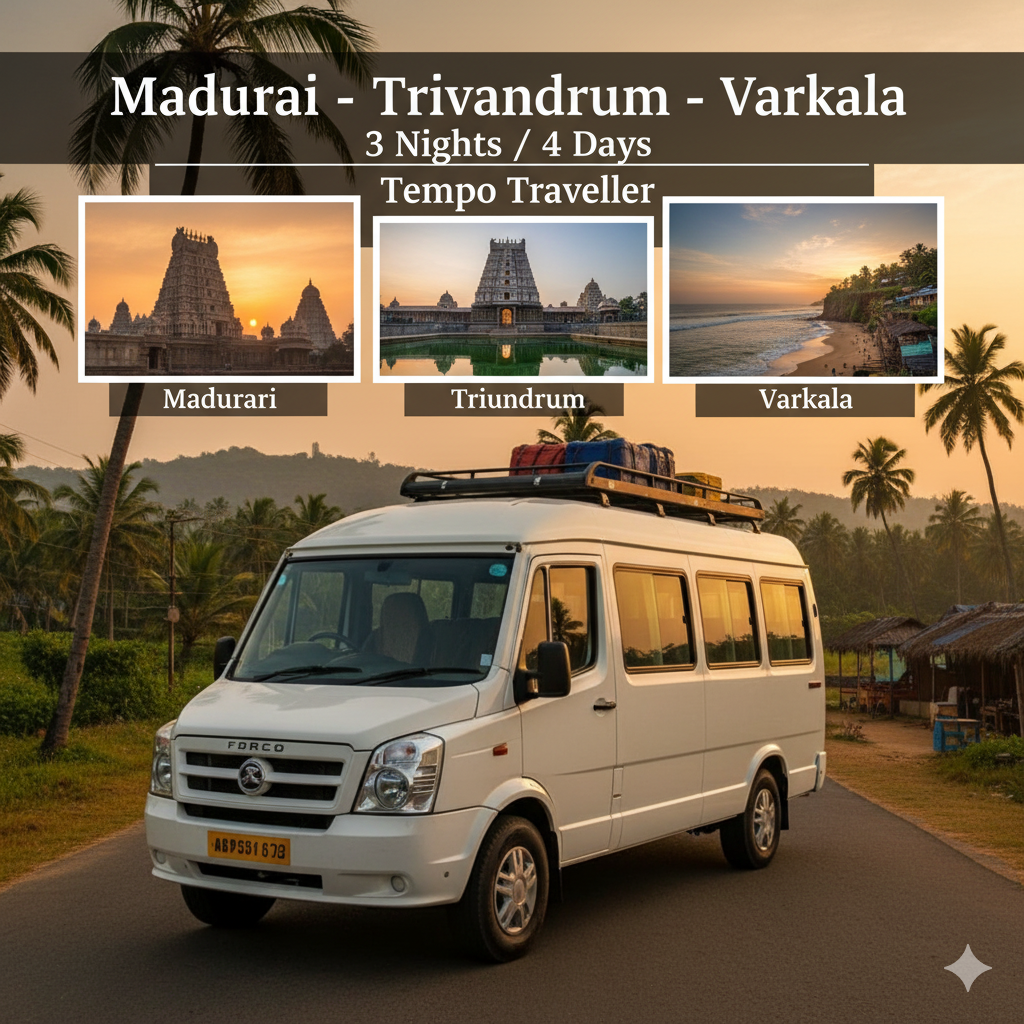 2 Nights / 3 Days Theni – Vagamon – Theni Tour Package Luxury Group Travel