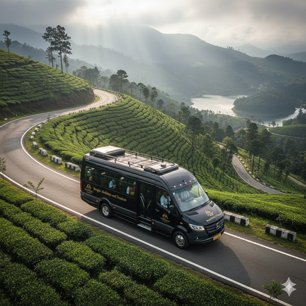 1-Day Theni – Kurangani – Theni Tour Package 16+1 URBANIA 